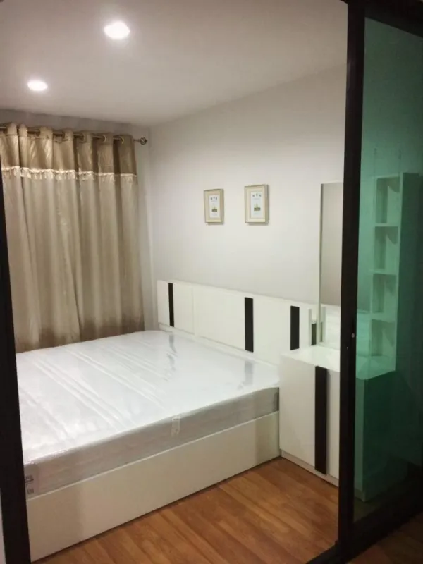 ให้เช่า รีเจ้นท์ โฮม 18 แจ้งวัฒนะ-หลักสี่ ห้องสวยมาก ตกแต่งโทนสีขาว ห้องนอนกั้นแยกเป็นสัดส่วน จองเลย