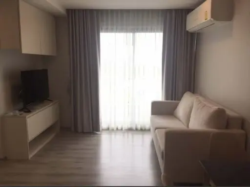 Condo for rent, The Urban Attitude Bearing 14, 2 bedrooms, 2 bathrooms, fully furnished, good view, don't miss it.