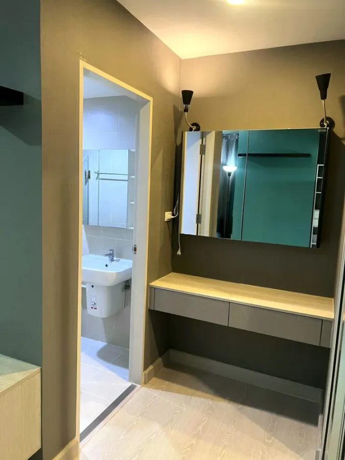 ให้เช่า Niche id Sukhumvit 113 ห้องมุม มาพร้อมการตกแต่งที่ครบครัน น่าอยู่ รีบจองเลย