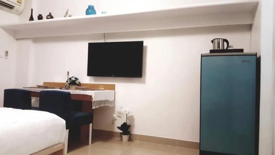 For rent I-House Laguna Garden RCA, Building D, 2nd floor, beautiful room, fully furnished, book now, don't wait.