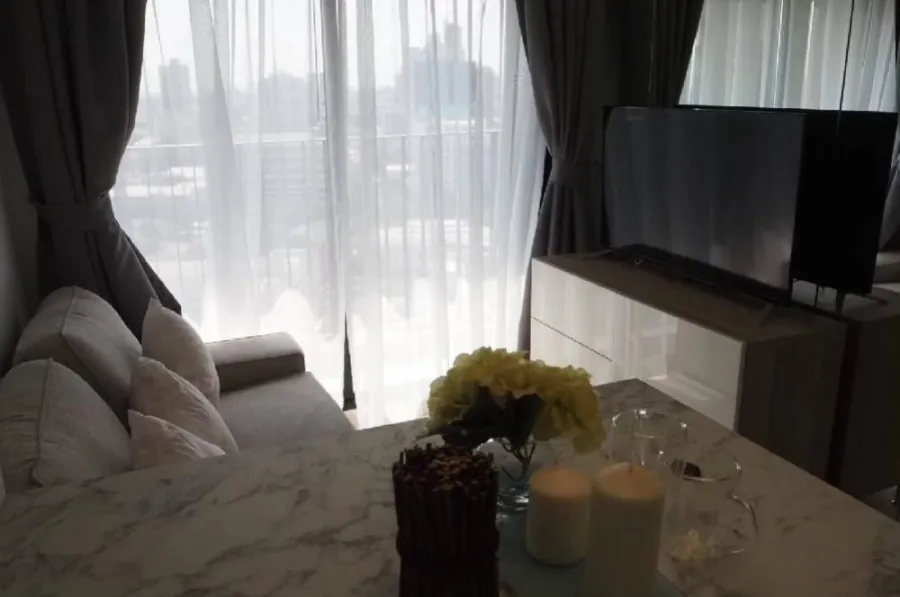 For sale, for rent!! Condo Knightsbridge Prime Sathorn, 23rd floor, beautiful room, Chao Phraya River view, ready to move in, don't miss it!!