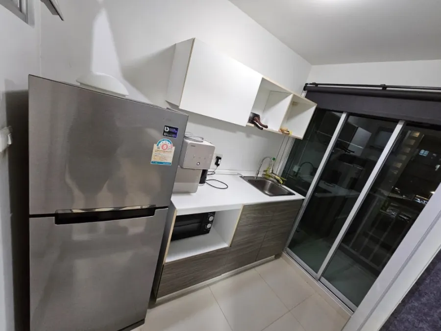 For rent dcondo Campus Resort Rangsit 2, 4th floor, nice room, fully furnished, book now, don't wait.