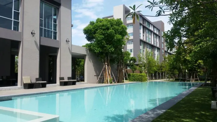 ให้เช่า/ขาย ดี คอนโด แคมปัส รีสอร์ท บางนา ห้องสวย กั้นห้องเรียบร้อย เฟอร์เยอะวิวไม่โดนบัง รีบย้ายเลย