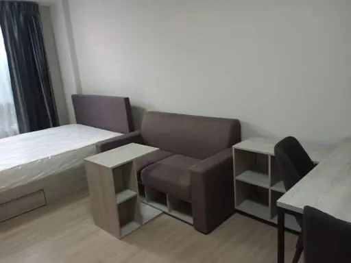 For rent, D Condo Campus Kamphaeng Saen, built-in kitchen, fully furnished, book now!!