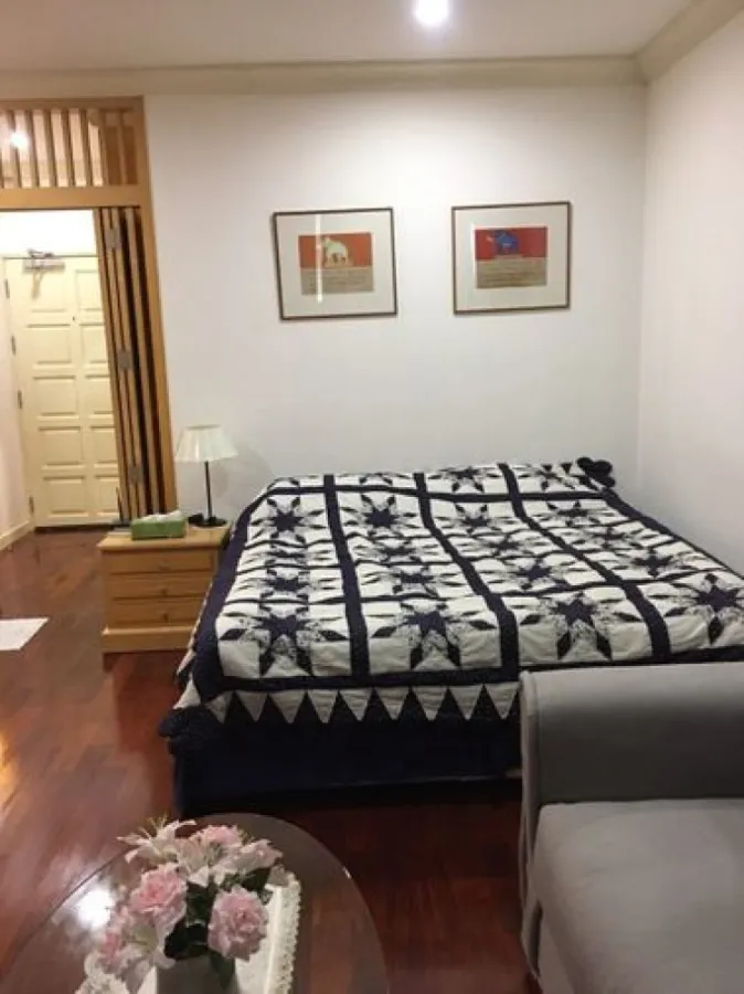 Condo for rent, President Place, beautiful room, unblocked view, fully furnished, convenient transportation, great location, urgently