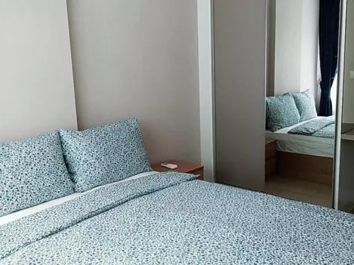 For rent!! Metro Luxe Ratchada, 2nd floor, Building A, complete set of furniture and electrical appliances, ready to move in, don't miss it!! images