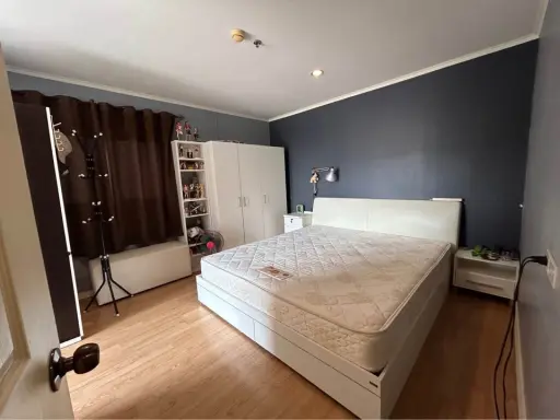 For sale: Lumpini Ville Ram Intra - Lak Si, 4th floor, view of the Pink Line, 2 bedrooms, 2 bathrooms, hurry and reserve now!