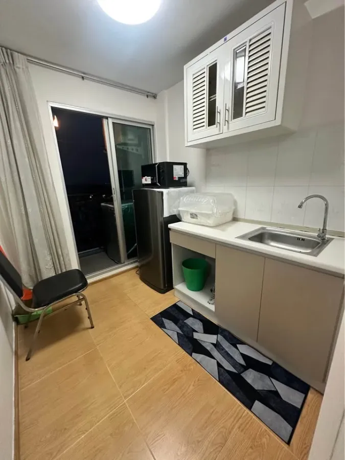 Condo for rent at Dcondo Rattanathibet. Ready to move in, fully furnished with appliances. Affordable price. Book today! Don't wait!