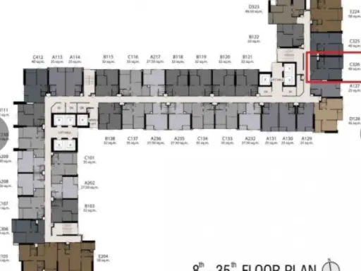 ขายดาวน์ Life Asoke Rama 9 ห้องตำแหน่ง C326 ระเบียงหันทางทิศตะวันออก เห็นพระอาทิตย์ในตอนเช้า เริศศศศ images