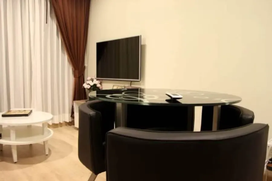 Tempo One Ramkhamhaeng-Rama 9 for rent, 2 bedrooms, 1 bathroom, spacious room, 4th floor, fully furnished, reserve now.