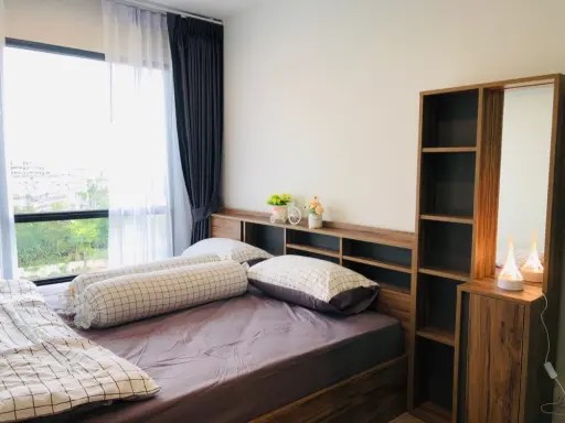 Condo for rent, REACH Phahonyothin 52, 8th floor, new room, fully furnished, beautiful, perfect, very livable for rent.