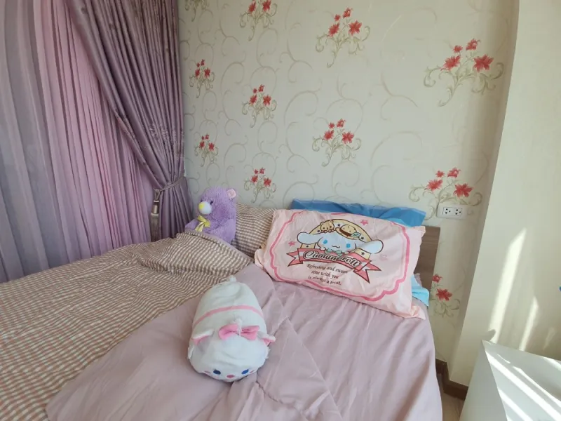 ปล่อยเช่า J condo สาธร-กัลปพฤกษ์ ห้องน่าอยู่ ติดวอลเปเปอร์ทั้งห้อง มีครบจบที่นี่ รีบมาจองเลยจ้า