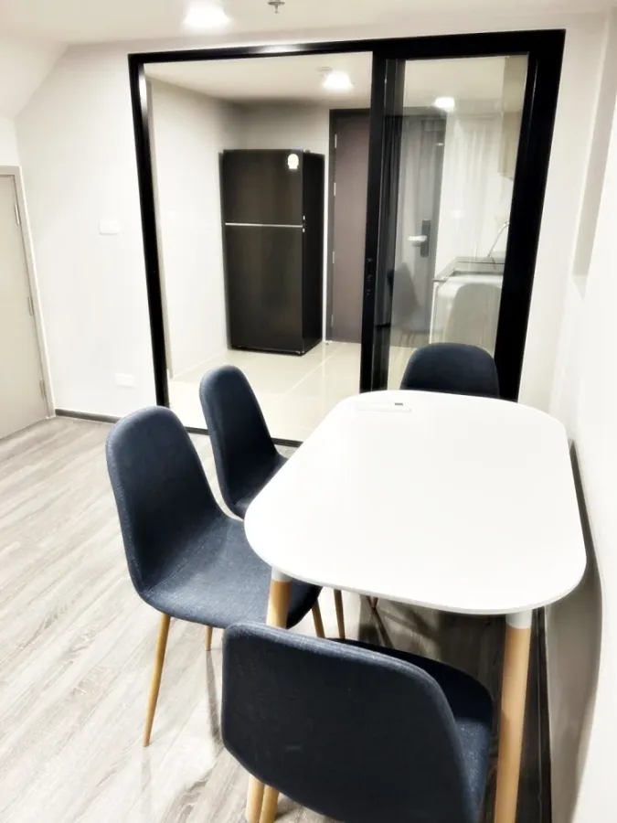 For rent!! Ideo Ramkhamhaeng - Lamsalee Station, 35th floor, beautiful and luxurious room, fully furnished, ready to move in! Reserve now!!