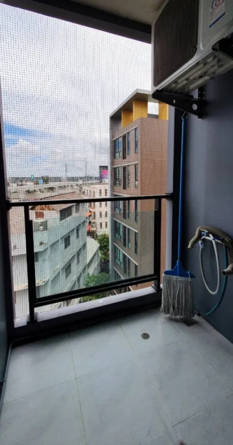 Condo for rent, The Cube Plus, Minburi, air vent room, cool room, open view, wide balcony, best location