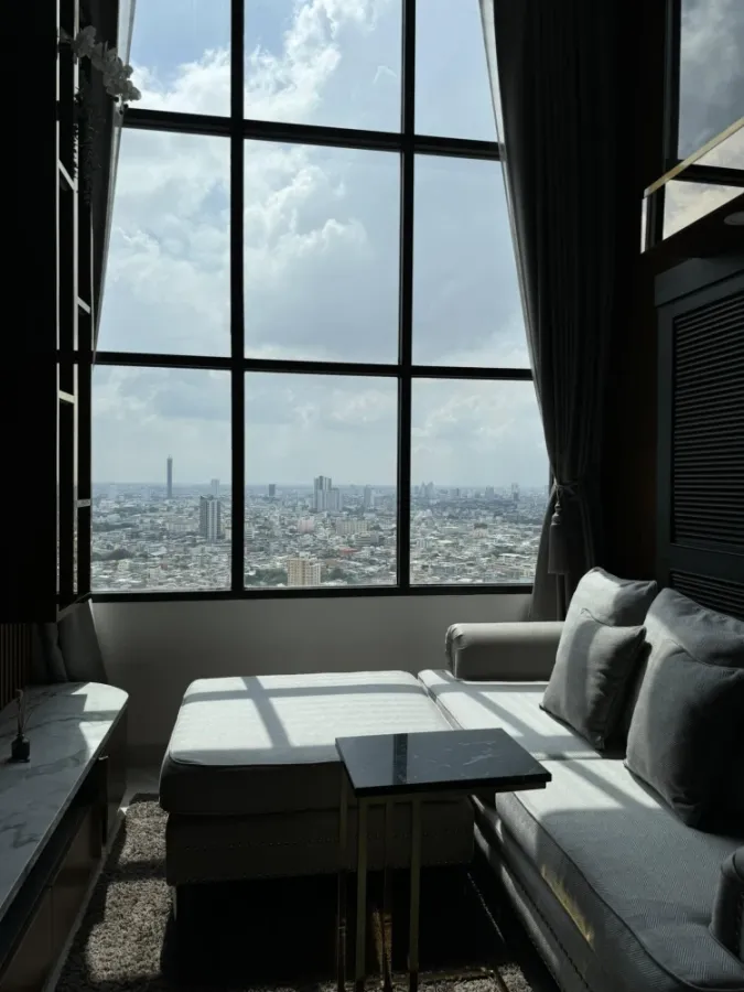 ให้เช่า Knightsbridge Prime Sathorn ชั้นสูงมาก ตกแต่งบิวท์อินสวยทั้งห้อง วิวสวย ไม่ถูกบัง จองเลย
