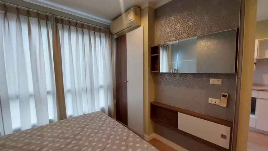 Condo for rent Lumpini Pakkred-Chaengwattana The room is well wallpapered, the price is right, hurry up and reserve it.