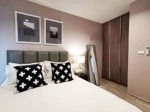 Urgent sale!! Plum Condo Ramkhamhaeng Station, 15th floor, pool view, beautiful decoration, ready to move in, don't miss it!! images