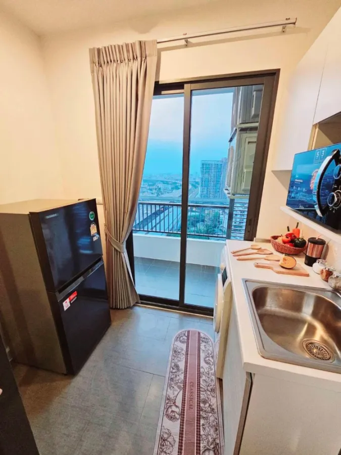 Condo for rent, Metro Sky Prachachuen, corner room with privacy. Dressed and ready to move in Not booking is a big mistake.