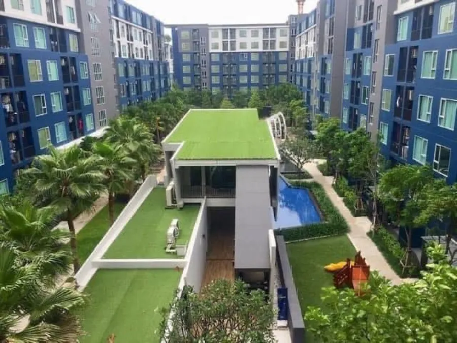 Sell / rent Don Mueang, The Terminal, new room, quiet atmosphere. Stick to wallpaper. Nice to live. Book now. Hurry up.