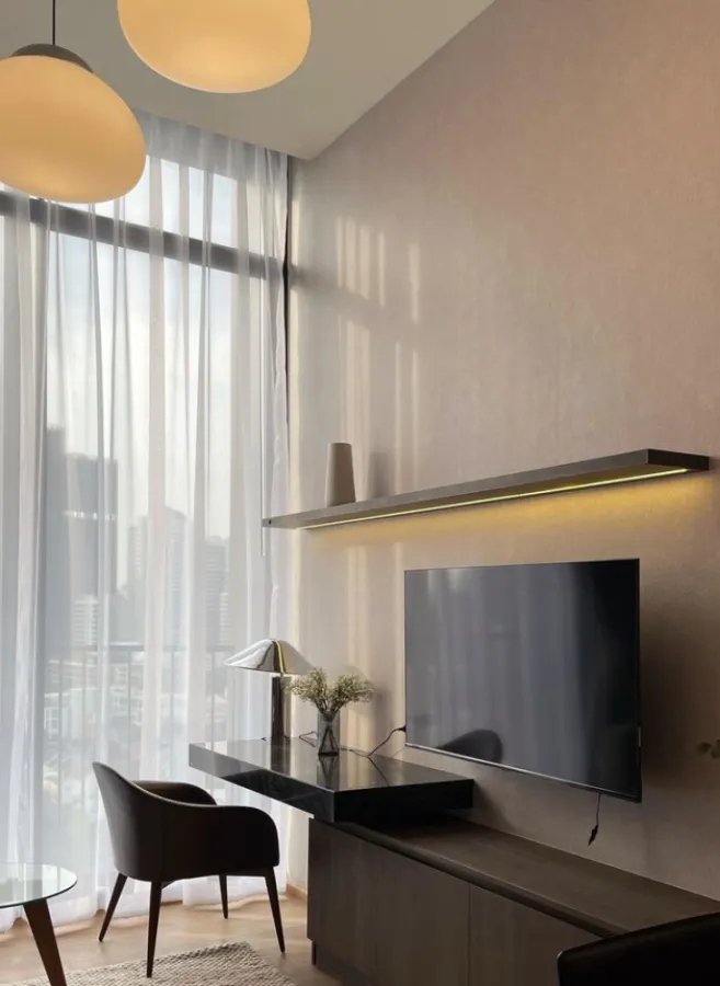 Condo for rent, Noble Around Sukhumvit 33, near BTS Phrom Phong, 14th floor, ready to move in, don't wait, book now!!