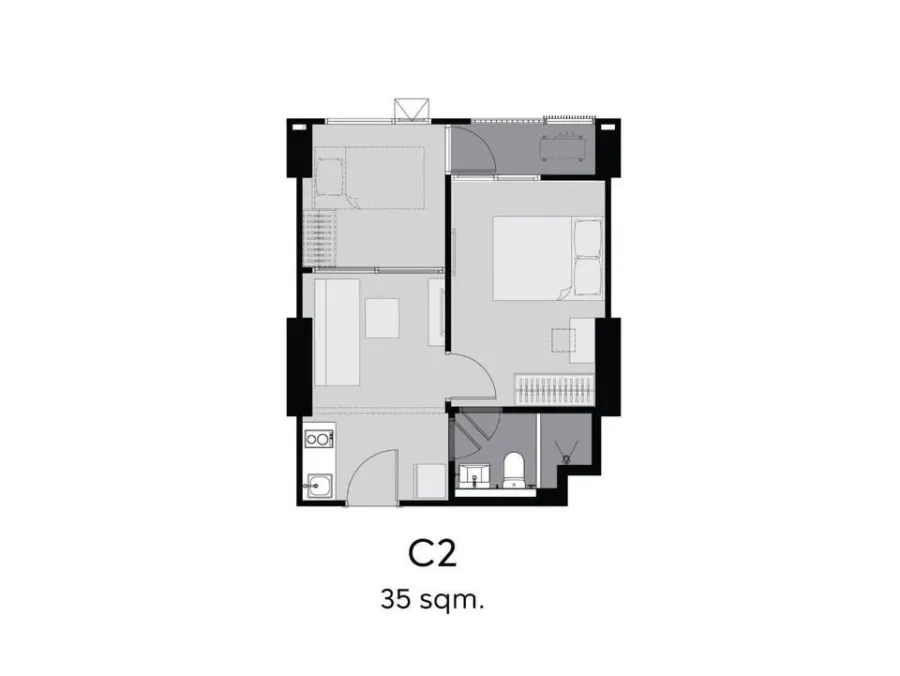 For sale: Aspire Erawan Prime, high floor, beautiful view, quiet, not crowded, fully furnished! Hurry and grab it now!