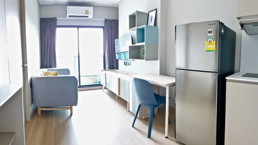 Condo for rent or sale, Lumpini Suite Phetchaburi - Makkasan, nice decorated room, 34th floor, good view, cheap price, hurry to buy