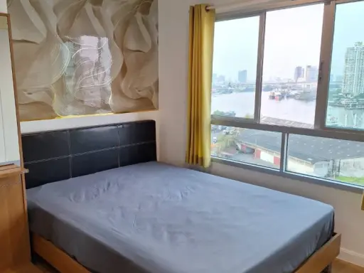 For rent condo LPN ลุมพินี ราษฎร์บูรณะ-ริเวอร์วิว ห้องน่าอยู่ ชั้น 15 ได้วิวแม่น้ำสวยมาก ห้องไม่ร้อน ลมเข้าทั้งวัน ย้ายเลย images