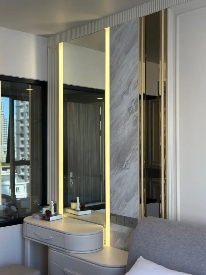 For rent: Ideo Q Sukhumvit 36, beautifully decorated room with a stunning theme, excellent built-in walls, complete amenities. Reserve now!