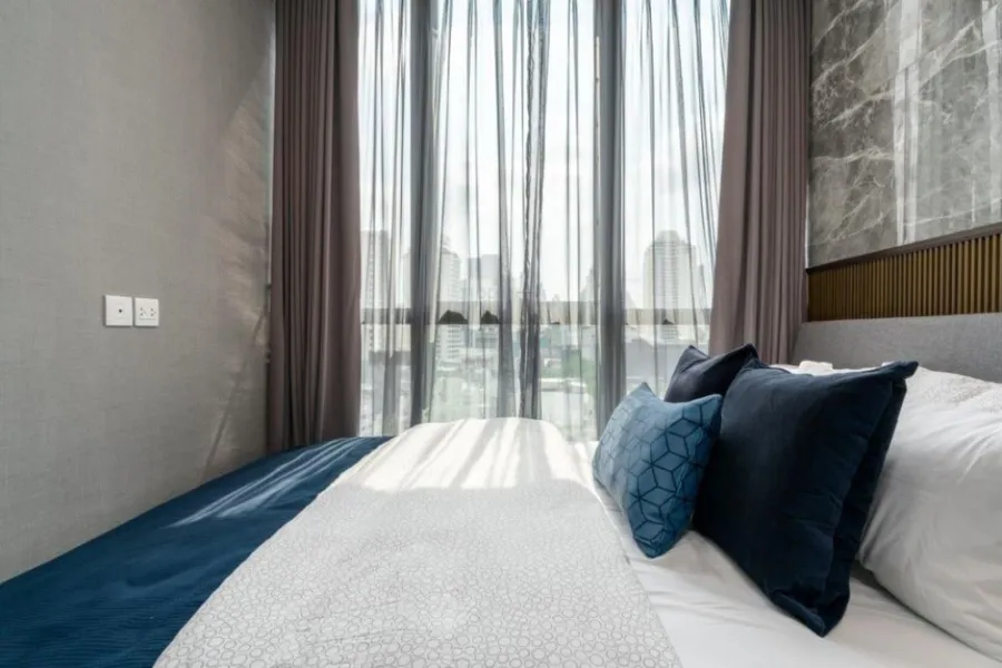 For rent or sale Wish Signature Midtown Siam, beautiful room Premium view. Fully furnished. Must be this room. Don't miss it.