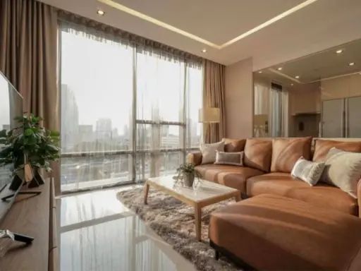 Condo for rent, The Bangkok Sathorn, 8th floor, corner room, fully furnished, ready to move in, you will regret it !! images