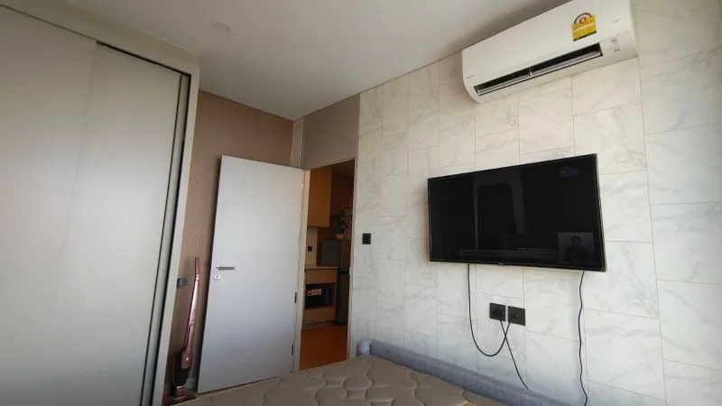 Condo for sale rent, Lumpini Suite Phetchaburi-Makkasan, high floor, beautiful view, Baiyoke Tower view, Central World, don't miss it.