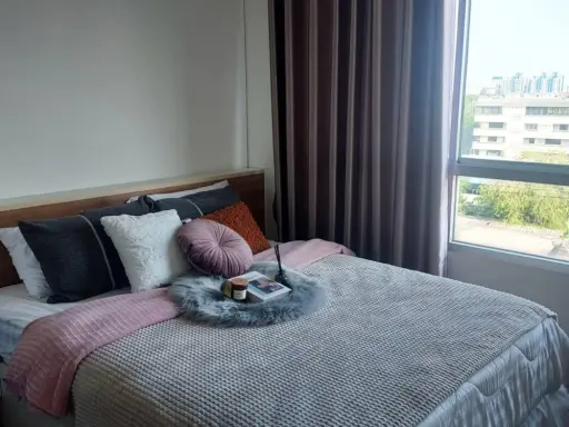 Condo for sale, Lumpini Ville On Nut 46, nice room, proportion, fully furnished, 6th floor, good view, good price, hurry to book