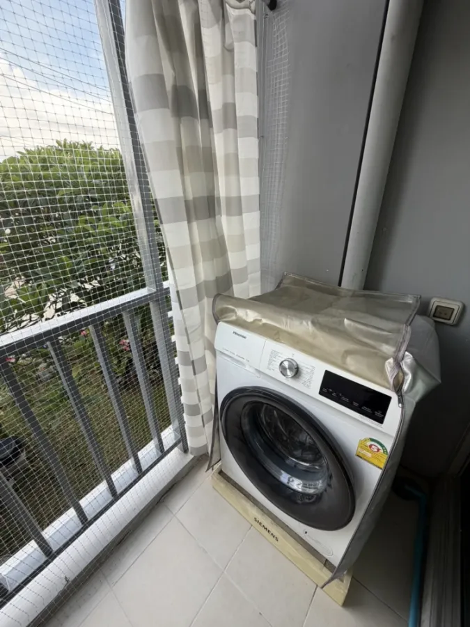 Condo for rent, The Niche ID Ladprao-Wang Hin, Building B, 2nd floor, fully furnished, ready to move in. Hurry up.