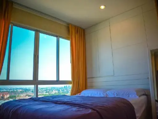 Lumpini Ville Chaengwattana-Pak Kret for rent, beautiful view, very good condition room I have arrived. I will be happy.