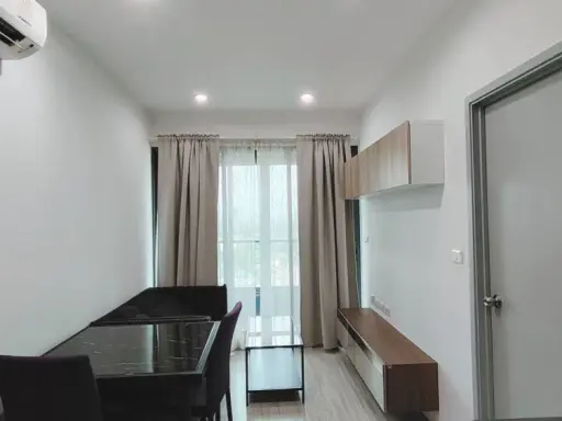 Condo for rent or sale, Ideo Mobi Sukhumvit Eastgate, nice room, modern style, soft tones, don't miss it