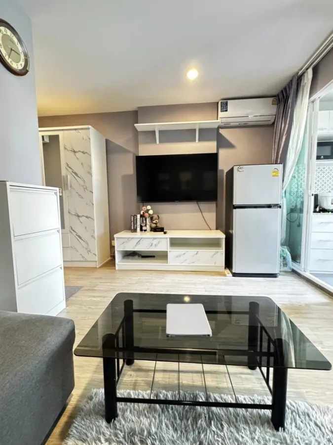 ให้เช่า Regent Home Sukhumvit 97/1 ห้องน่าอยู่ ชั้น 3 เฟอร์และเครื่องใช้ไฟฟ้าครบครัน หิ้วกระเป๋าเข้าอยู่ได้เลยจ้า