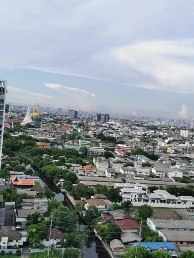 Condo for rent, The Tempo Grand Sathorn-Wutthakat, high floor, clear city view, complete electrical appliances, don't miss it.