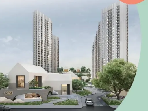 Selling down payment for COBE Ratchada Rama 9. A lovely unit on the 4th floor in a great location with an unobstructed view. Book now!