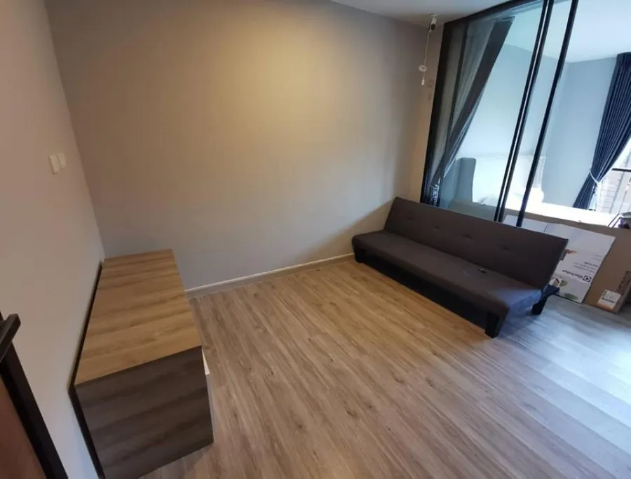 For rent, The Belgravia @ Ratchada-Lat Phrao 15, decorated simply but fully furnished, just come and move in.