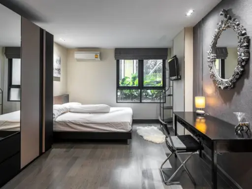 ขาย/เช่า คอนโด Mirage 27 ชั้น 2 วิวสระ ตกแต่งสวยมาก พร้อมอยู่ ห้ามพลาด