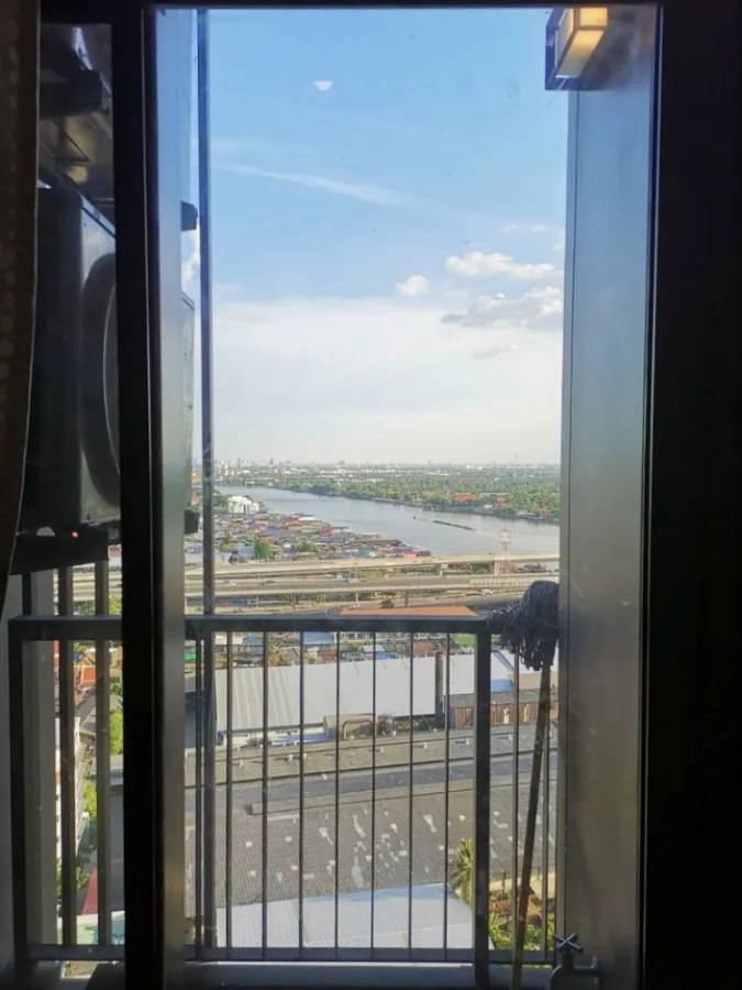 For rent The Politan Rive ชั้นสูง วิวแม่น้ำเจ้าพระยาสวยสุดๆ เฟอร์ครบ หิ้วกระเป๋าเข้าอยู่ได้เลยจ้า