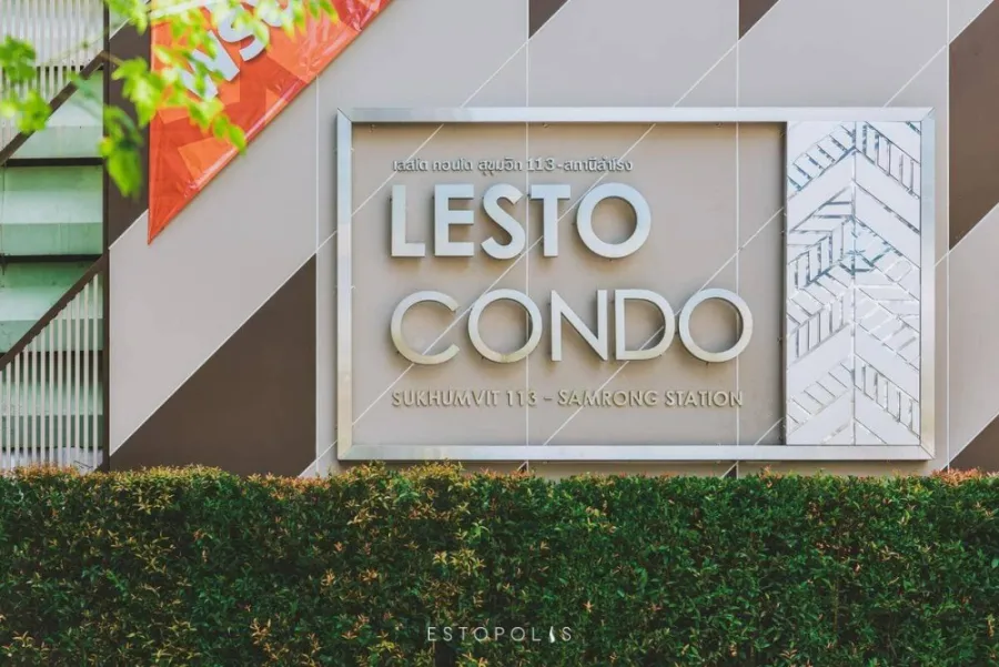 For sale: Lesto Sukhumvit 113, corner room, has privacy. Complete facilities You must reserve now.
