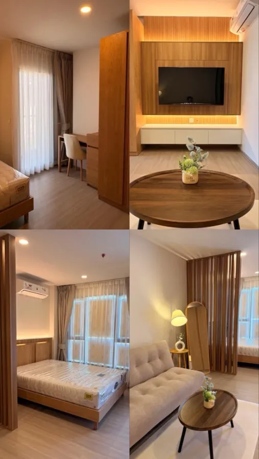 ให้เช่า Aspire Sukhumvit - Rama 4 ชั้น 19 วิวหันออกข้างนอก ไม่มีตึกสูงบัง ตกแต่งแบบมินิมอล น่าอยู่สุดๆ