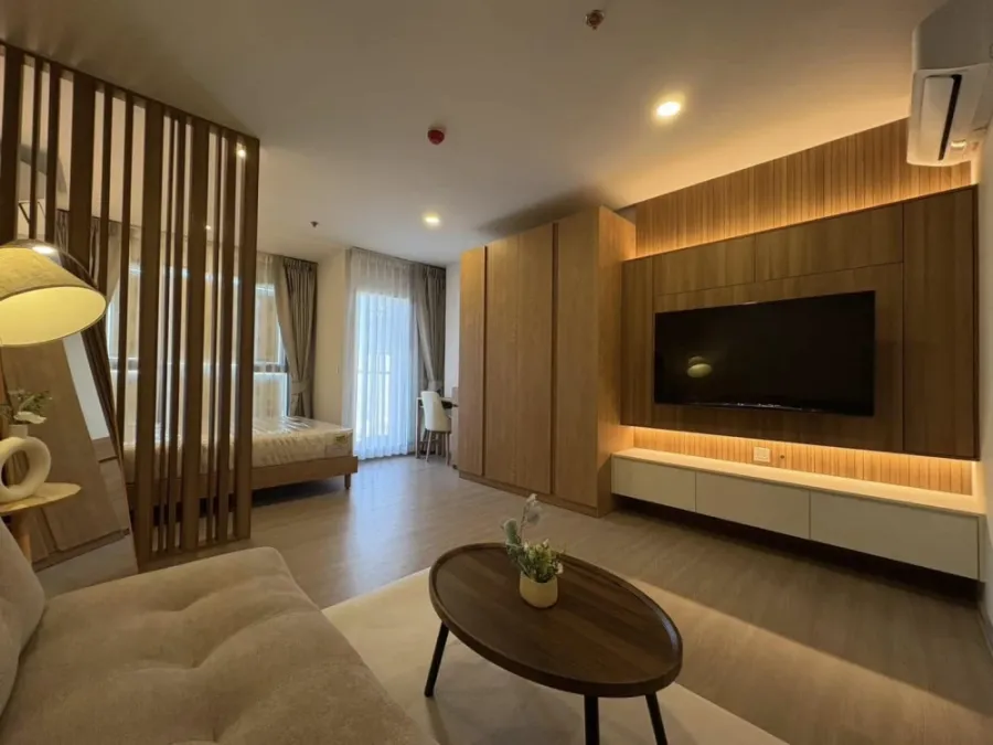 ให้เช่า Aspire Sukhumvit - Rama 4 ชั้น 19 วิวหันออกข้างนอก ไม่มีตึกสูงบัง ตกแต่งแบบมินิมอล น่าอยู่สุดๆ