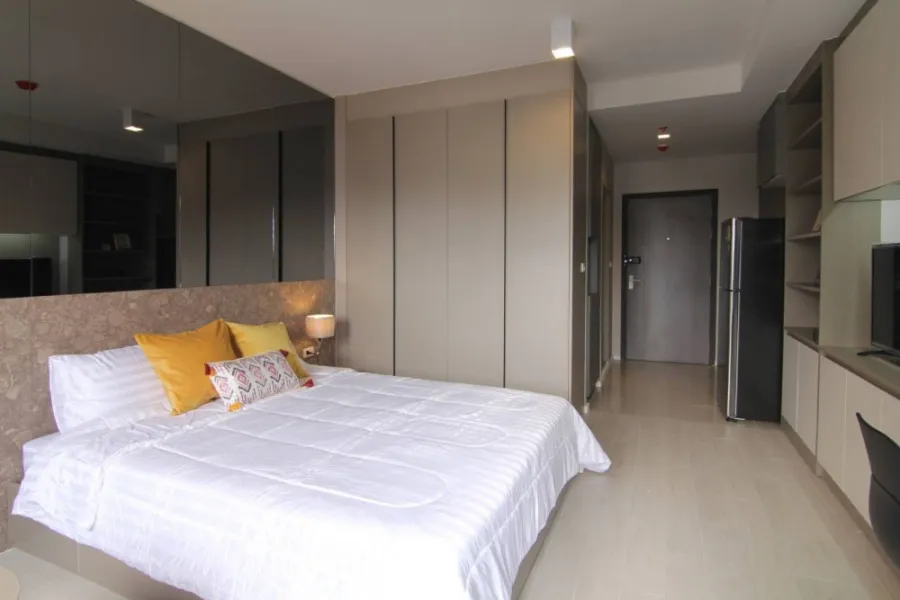 Condo for rent, Ideo Sukhumvit 93, built-in furniture and complete electrical appliances. Can't miss it anymore.