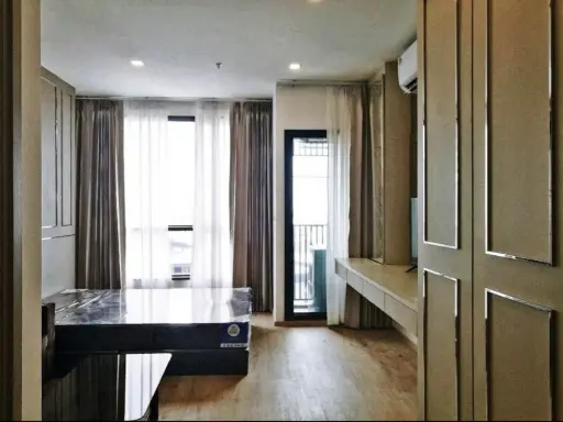 Condo for rent, The Rich Rama 9-Srinakarin. Beautifully decorated room, high floor, good location, convenient transportation, don't hesitate! images