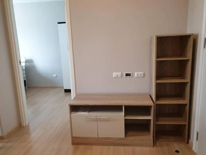 หิ้วกระเป๋ามาเข้าอยู่ได้เลยจ้า Plum Condo Chaengwattana Station For rent Full furnished built-in