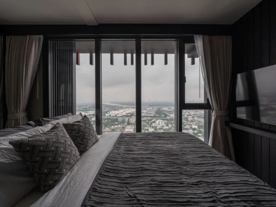 Sell / rent The Line Sukhumvit 101, Duplex room, very beautiful decoration. Premium grade furniture, don't miss it.