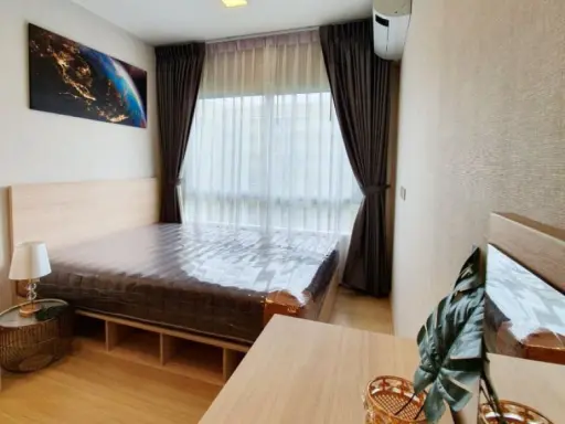 very beautiful decorated room full furniture Built-in bright glass. If interested, reserve now. Plum Condo Rangsit Alive 1 for rent.