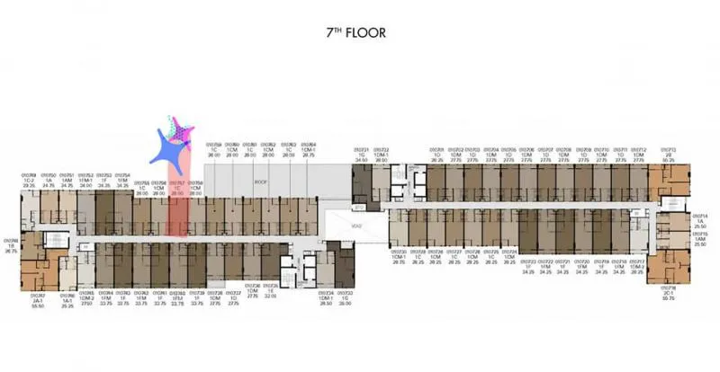 Sale down payment The Base Saphanmai 1 bed north, no sun, the room is high from the station up, calm, hurry up